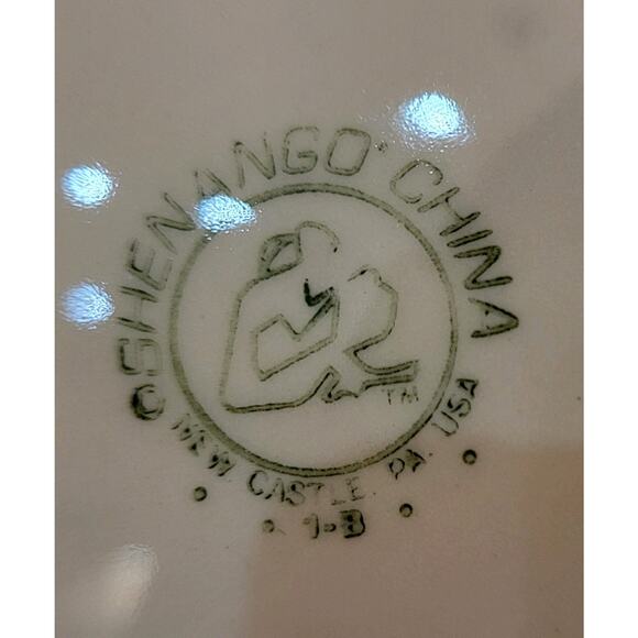 Vintage Shenango China "Buckingham" (Qty 1) Dinner Plate Retired USA - Picture 5 of 8